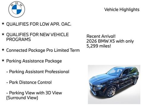 Used 2026 BMW X5 xDrive50e w/ Premium Package AWD/4WD image 4