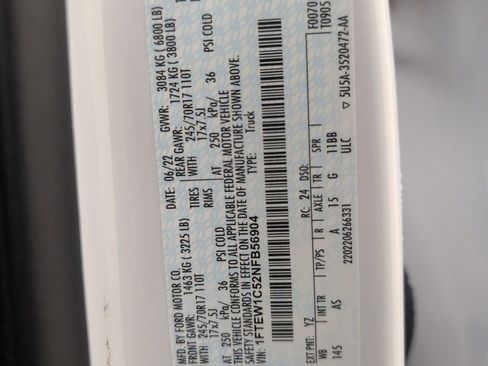 Used 2022 Ford F150 XL w/ Equipment Group 101A High image 42