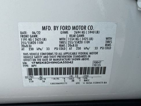 Certified 2022 Ford Explorer XLT w/ Equipment Group 202A AWD/4WD image 41