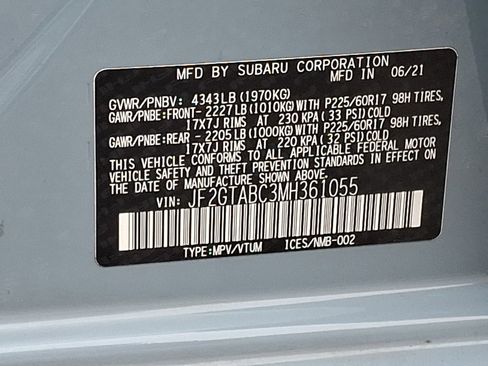 Used 2021 Subaru Crosstrek 2.0i image 27