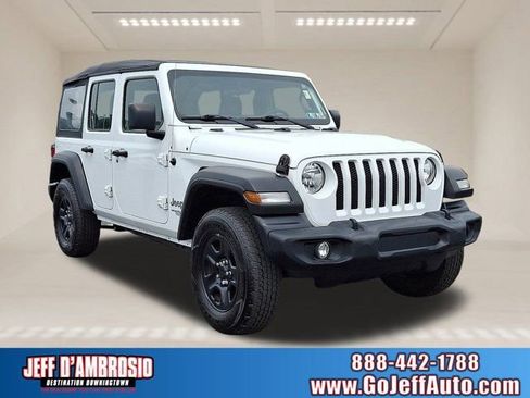 Certified 2020 Jeep Wrangler Unlimited Sport AWD/4WD image 1
