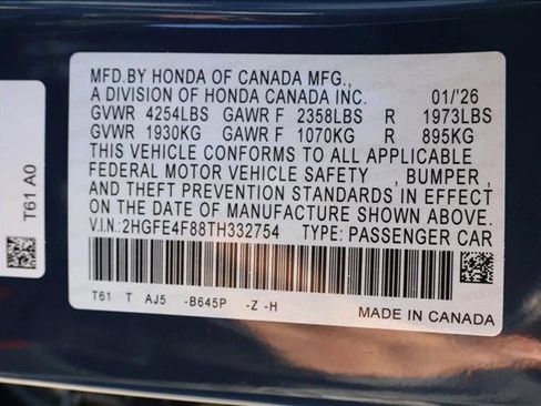 New 2026 Honda Civic Sport Touring image 23