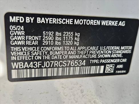 Used 2024 BMW 530i w/ Convenience Package RWD image 22