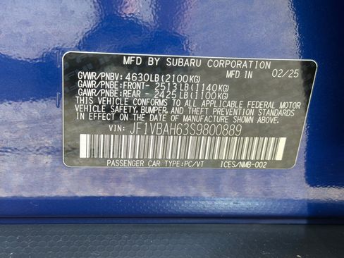 Used 2025 Subaru WRX Premium w/ Accessory Package #2 AWD/4WD image 28