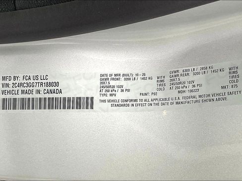 New 2026 Chrysler Pacifica Limited w/ S Appearance Package image 13