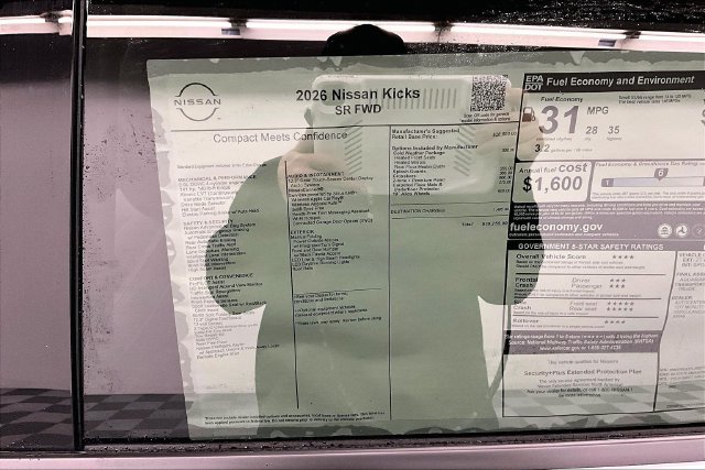 New 2026 Nissan Kicks SR w/ Cold Weather Package FWD image 37