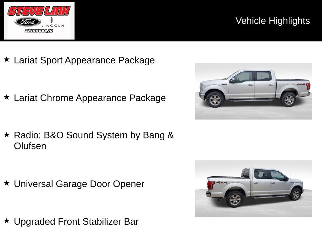 Used 2019 Ford F150 Lariat w/ Equipment Group 502A Luxury AWD/4WD image 14