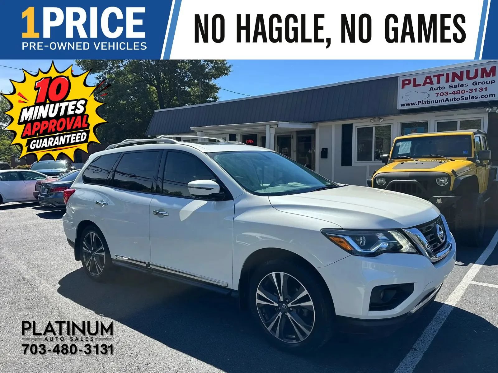 Used 2020 Nissan Pathfinder Platinum FWD image 1