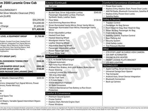 Used 2021 RAM 3500 Laramie image 27