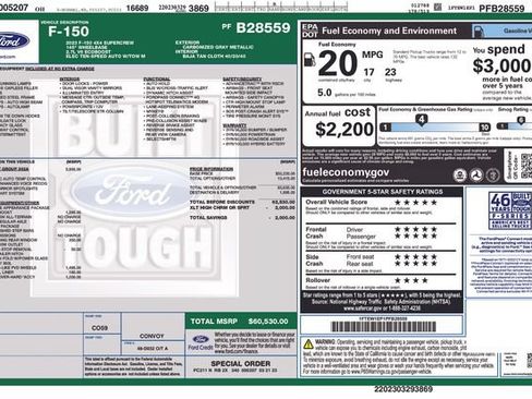 Certified 2023 Ford F150 XLT w/ Equipment Group 302A High AWD/4WD image 3