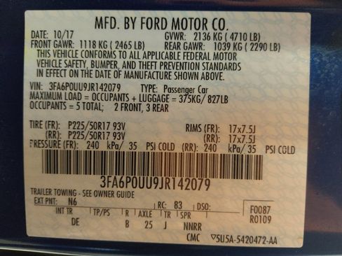 Used 2018 Ford Fusion S image 33