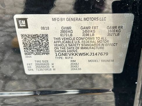 Used 2019 Chevrolet Traverse Premier AWD/4WD image 35