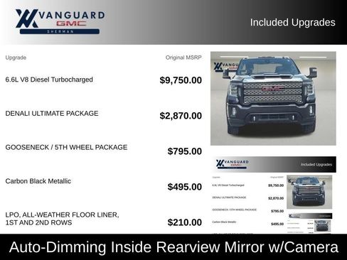 Used 2020 GMC Sierra 3500 Denali w/ Denali Ultimate Package AWD/4WD image 9
