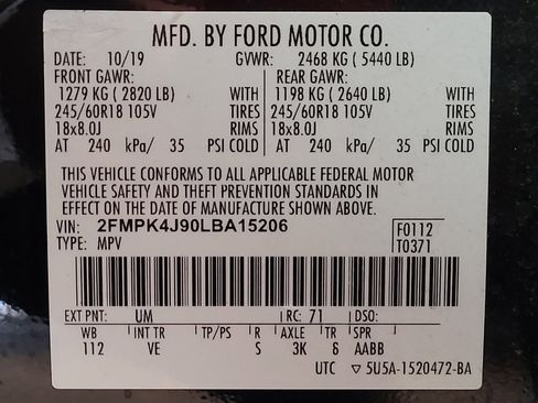 Used 2020 Ford Edge SEL AWD/4WD image 33