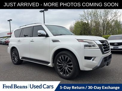 Used 2023 Nissan Armada Platinum w/ Captain's Chairs Package