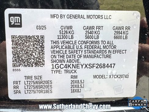 Used 2025 Chevrolet Silverado 2500 LT w/ All Star Edition image 58