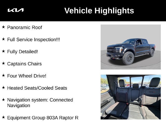 Used 2024 Ford F150 Raptor w/ Equipment Group 803A Raptor R AWD/4WD image 5