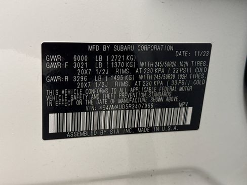 Used 2024 Subaru Ascent Limited w/ Technology Package image 11