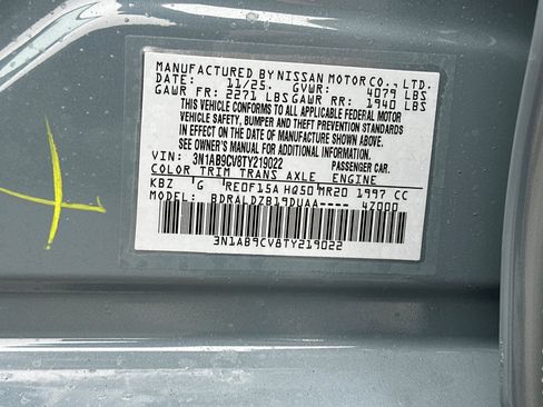 New 2026 Nissan Sentra SV w/ Floor Mat Package image 26