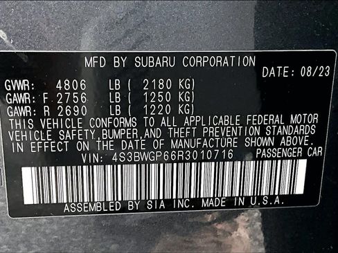 Used 2024 Subaru Legacy Touring XT w/ Popular Package #2 AWD/4WD image 68