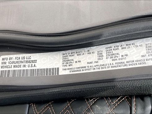 New 2026 Jeep Grand Cherokee L Summit w/ Obsidian Package image 11