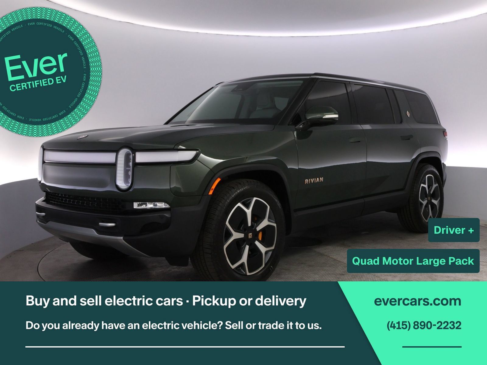 Used 2023 Rivian R1S Adventure Quad AWD/4WD image 1
