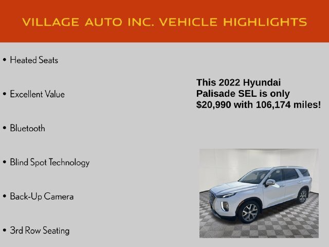 Used 2022 Hyundai Palisade SEL w/ Convenience Package AWD/4WD image 14