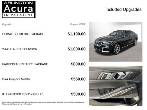 Used 2022 BMW X6 xDrive40i w/ Climate Comfort Package image 4