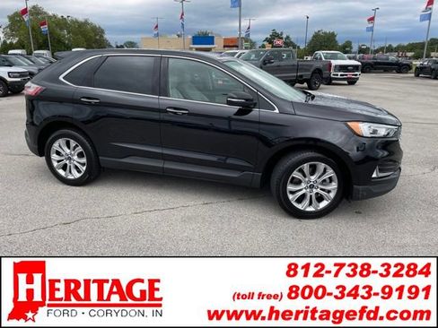 Used 2021 Ford Edge Titanium w/ Cargo Accessory Package FWD image 1