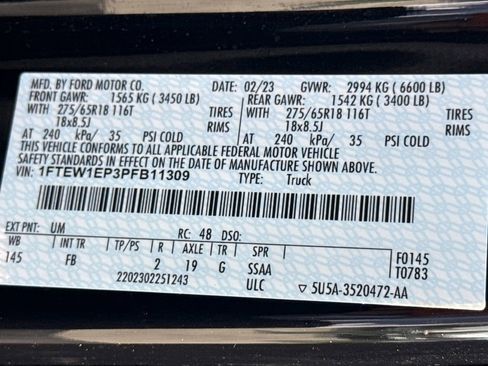 Used 2023 Ford F150 XLT w/ Equipment Group 302A High image 24