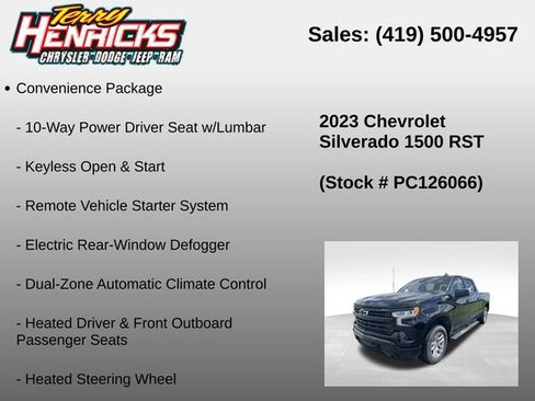 Used 2023 Chevrolet Silverado 1500 RST w/ Z71 Off-Road Package AWD/4WD image 11