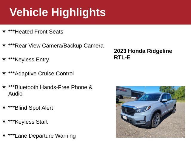 Used 2023 Honda Ridgeline RTL-E image 4