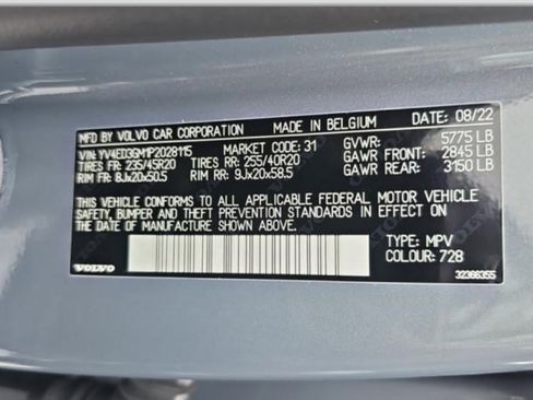 Certified 2023 Volvo C40 P8 Recharge Ultimate image 13