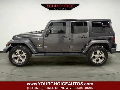 Used 2016 Jeep Wrangler Unlimited Sahara w/ Connectivity Group AWD/4WD image 2