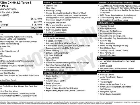 New 2026 MAZDA CX-90 3.3 Turbo S w/ Premium Plus AWD/4WD image 6