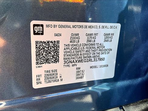 Used 2024 Chevrolet Equinox RS w/ LPO, Floor Liner Package AWD/4WD image 11
