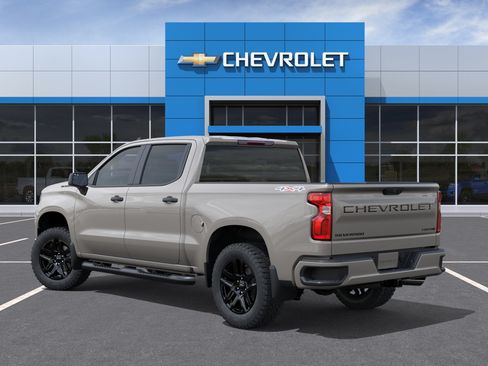New 2026 Chevrolet Silverado 1500 Custom w/ Turbomax Blackout Package AWD/4WD image 3