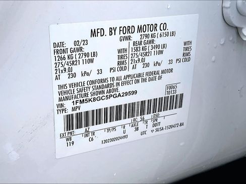Used 2023 Ford Explorer ST w/ Equipment Group 401A AWD/4WD image 37