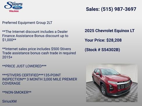 Used 2025 Chevrolet Equinox LT image 7