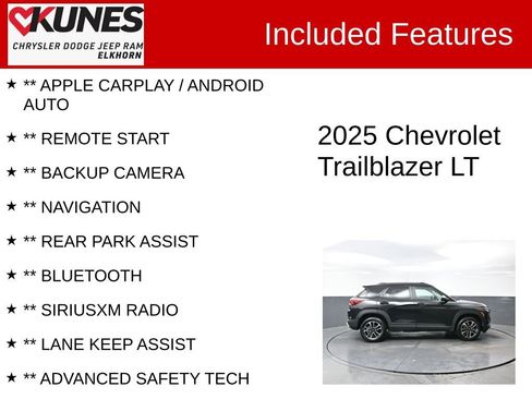 Used 2025 Chevrolet TrailBlazer LT w/ Driver Confidence Package image 2