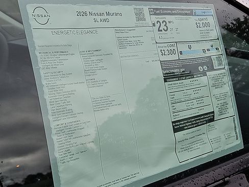 New 2026 Nissan Murano SL image 21