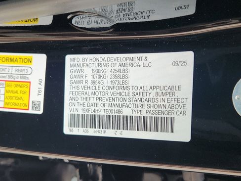 New 2026 Honda Civic Sport Touring image 18