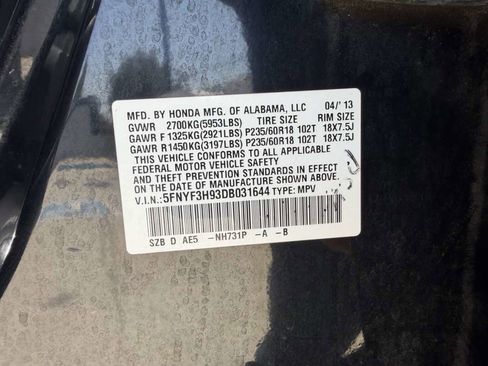 Used 2013 Honda Pilot Touring image 13