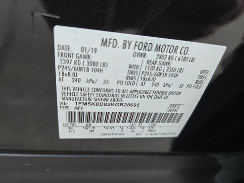 Used 2019 Ford Explorer XLT w/ Equipment Group 202A image 32