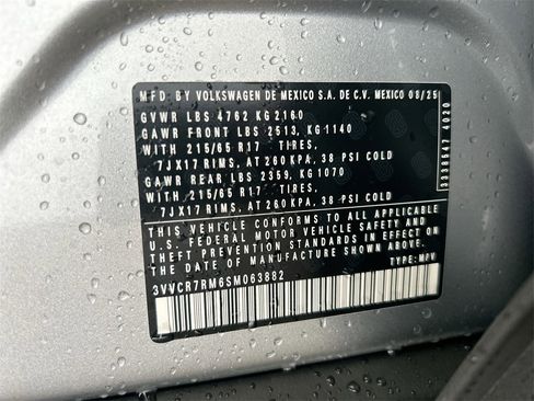 New 2025 Volkswagen Tiguan S image 45