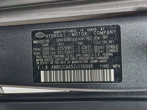 Used 2018 Hyundai Kona SEL AWD/4WD image 38