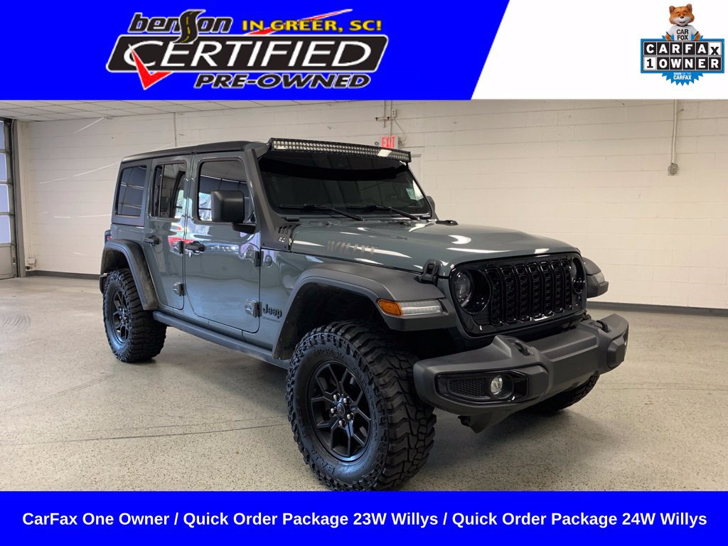 Used 2024 Jeep Wrangler Unlimited Sport AWD/4WD image 1