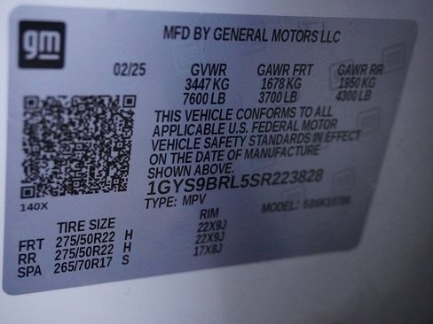 Used 2025 Cadillac Escalade Premium Luxury w/ LPO, Floor Liner Package image 78