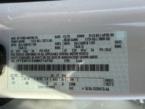 Used 2021 Ford F150 XL w/ STX Appearance Package RWD image 43