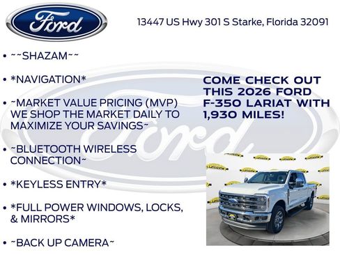 New 2026 Ford F350 Lariat w/ Lariat Ultimate Package AWD/4WD image 5